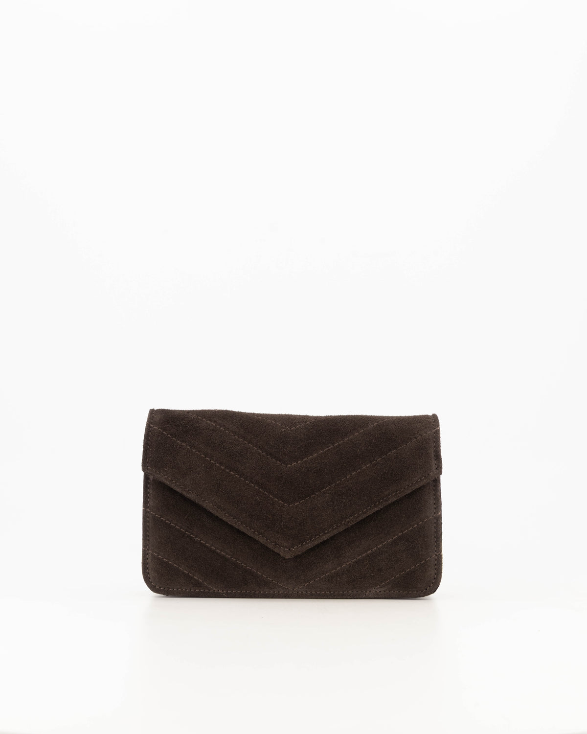 Suede tas Laurie bruin