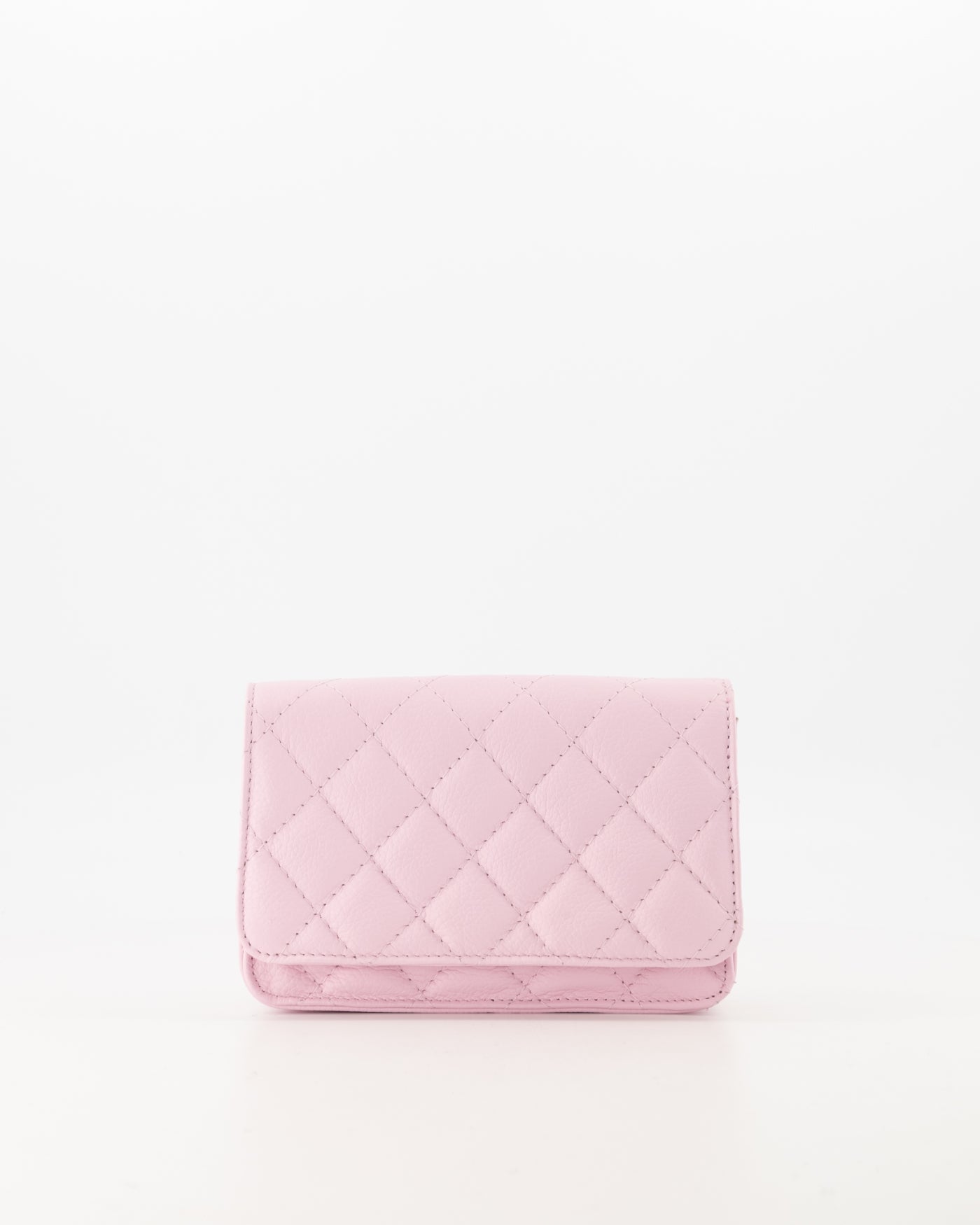 Crossbody tas met kettinghengsel roze