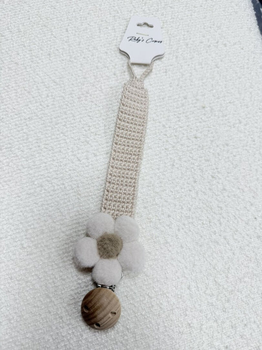 Speenkoord creme bloem