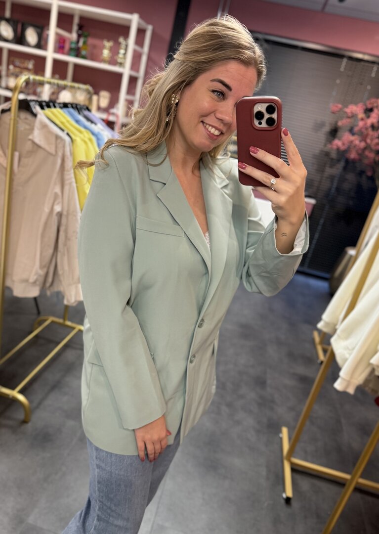 Blazer lichtgroen maat XL
