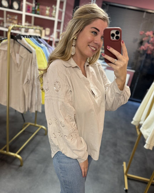 Sophie and me- Blouse beige