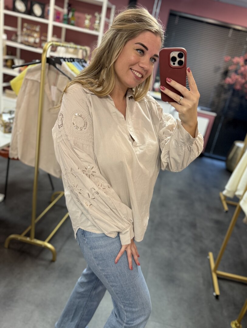 Sophie and me- Blouse beige