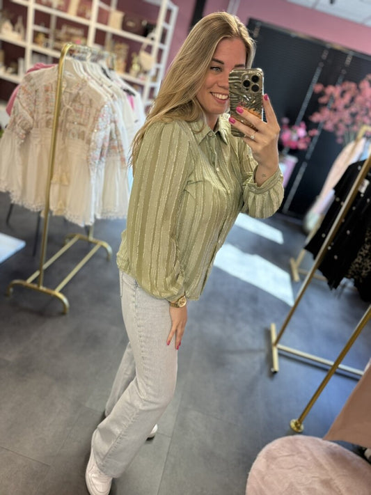 Groene blouse