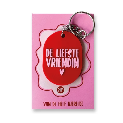 Sleutelhanger - De liefste vriendin