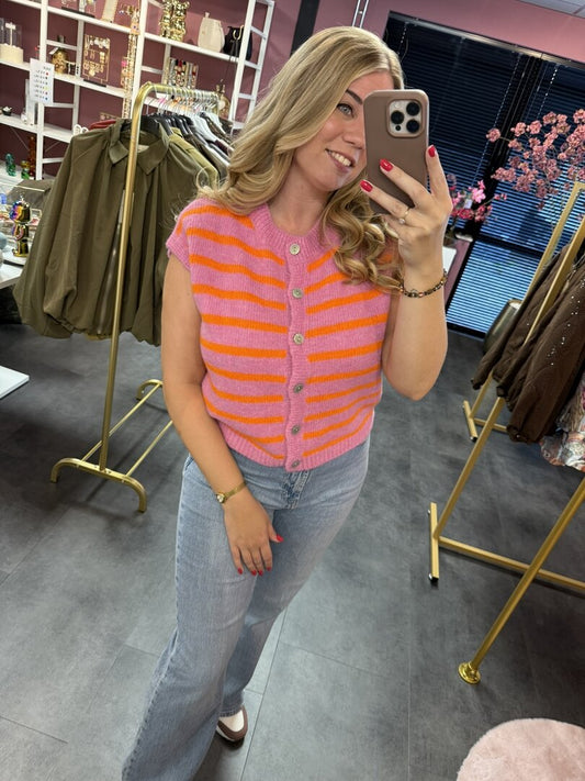 Spencer roze & oranje