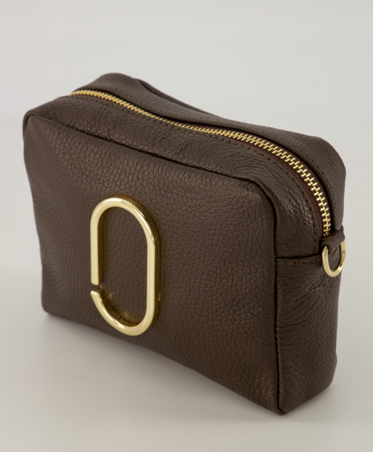 Lederen tas Jacine bruin