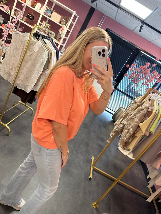 Sweater shirt peach