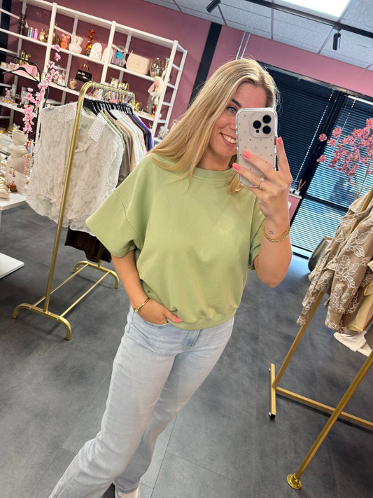 Sweater shirt groen