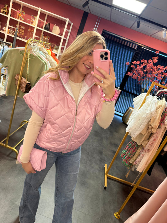 Bodywarmer roze