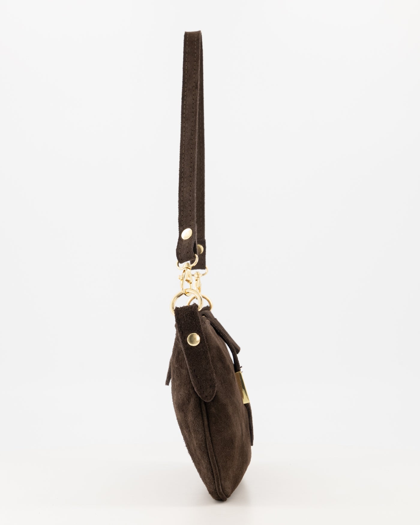 Dames tas Burnley donker bruin suede