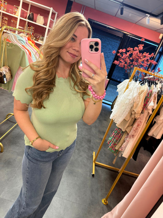 Bestseller Top By Clara - Groen