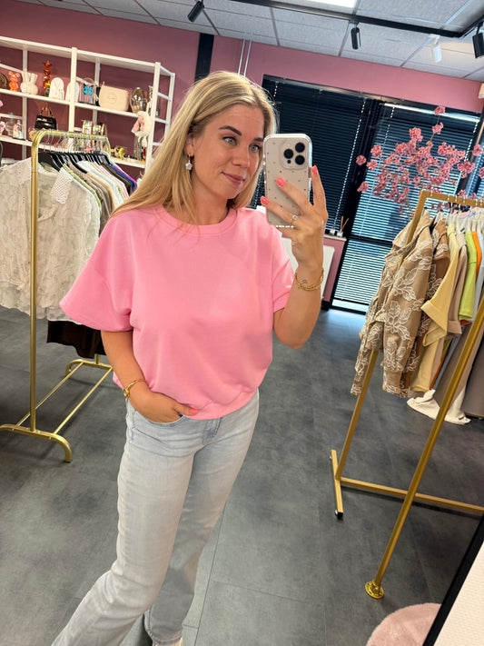 Sweater shirt roze