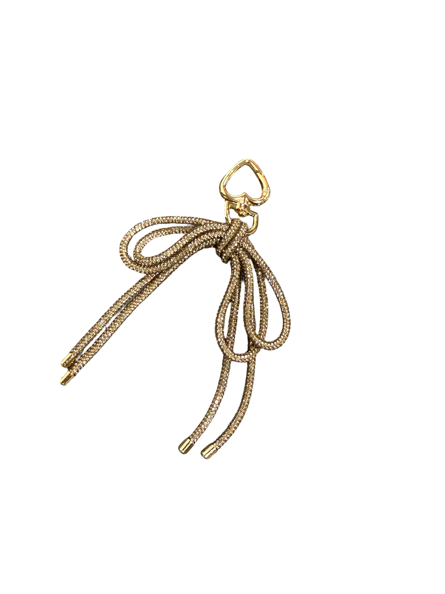 Tas / sleutel hanger "Strik" Champagne