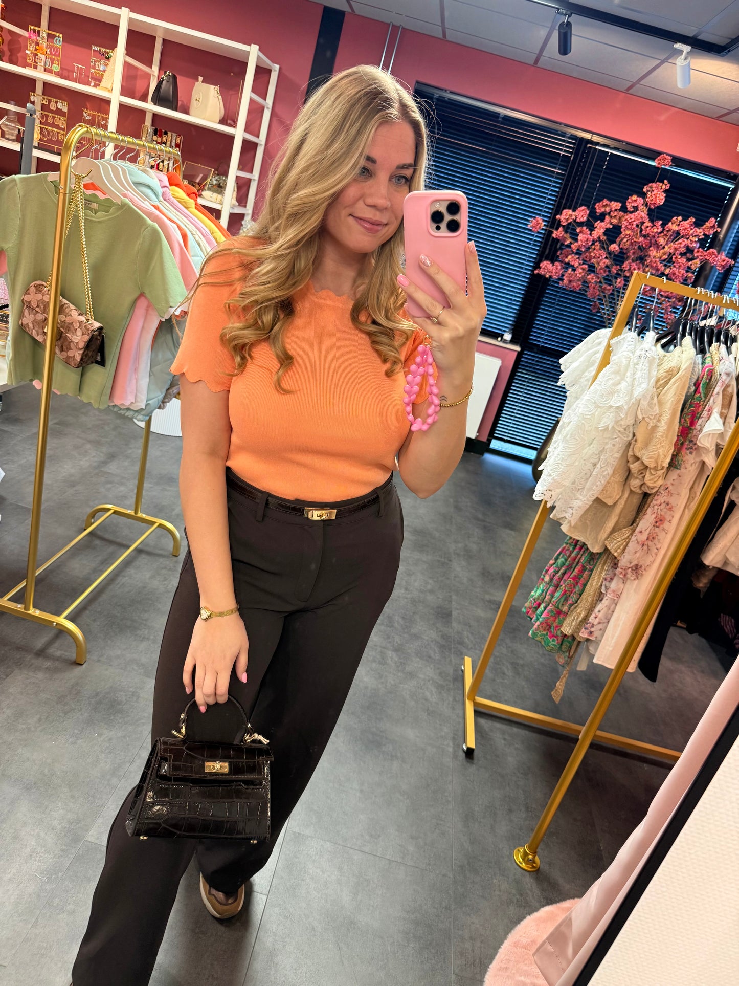 Bestseller Top By Clara - Oranje