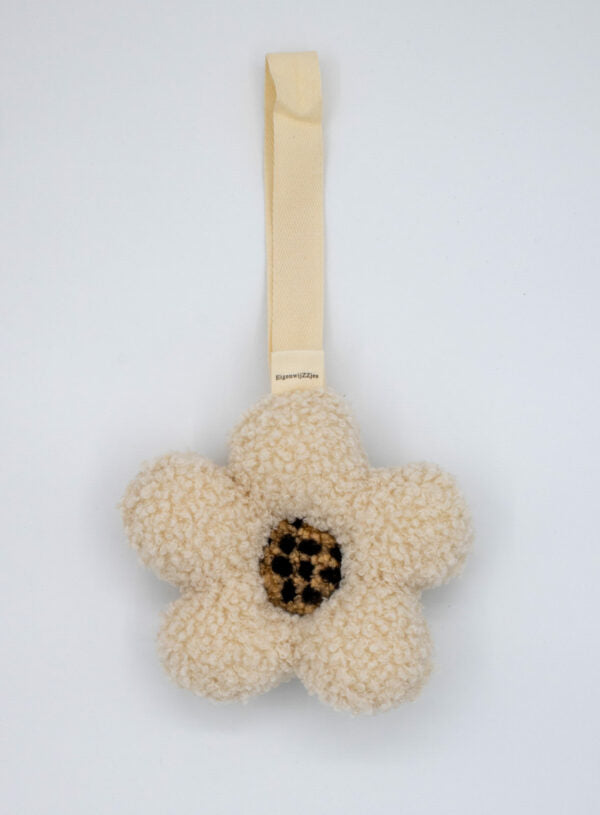 Speenknuffel daisy leopard/vanille