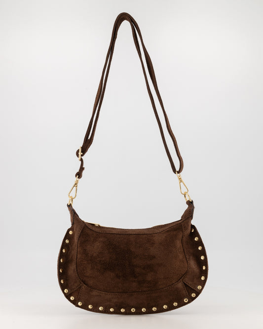 Dames tas Monica suede bruin