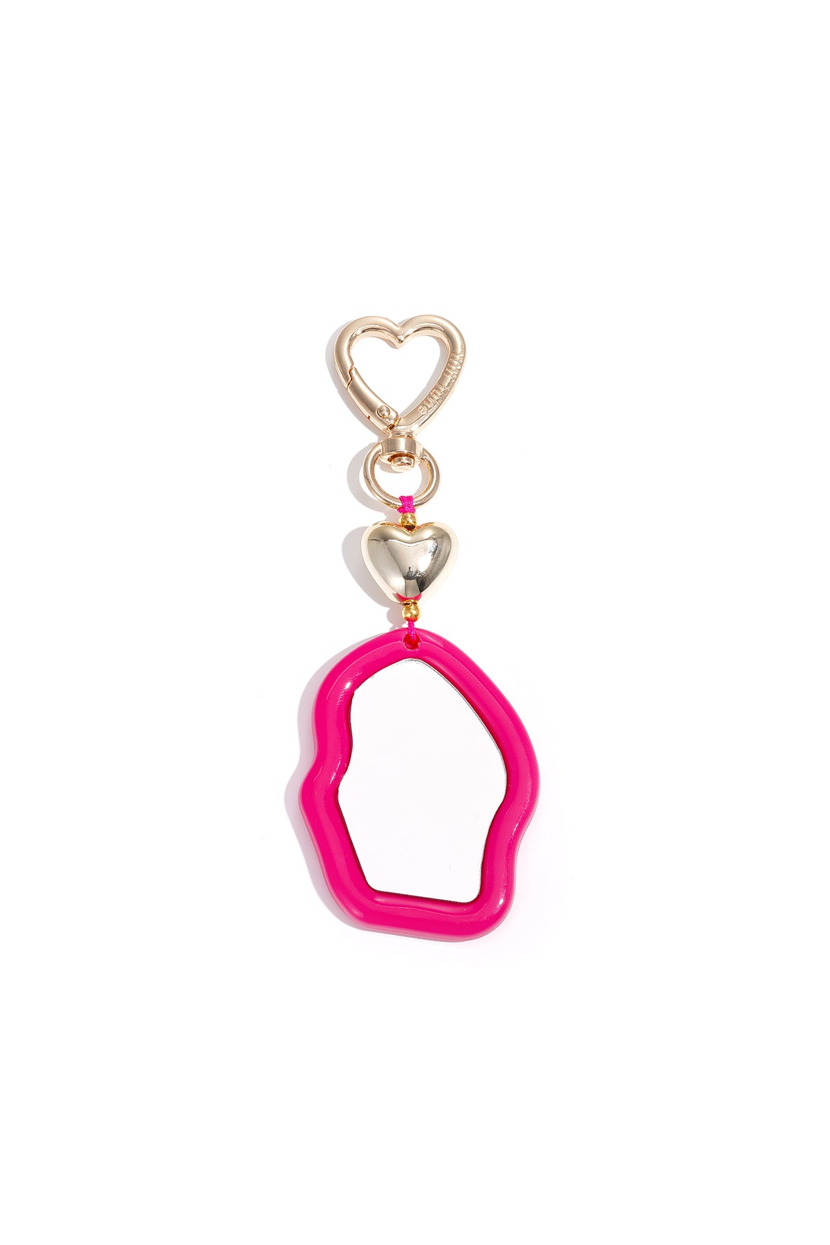 Tas bedel met spiegel kleur fuchsia