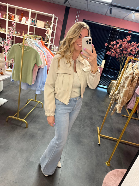 Beige jasje Jacky