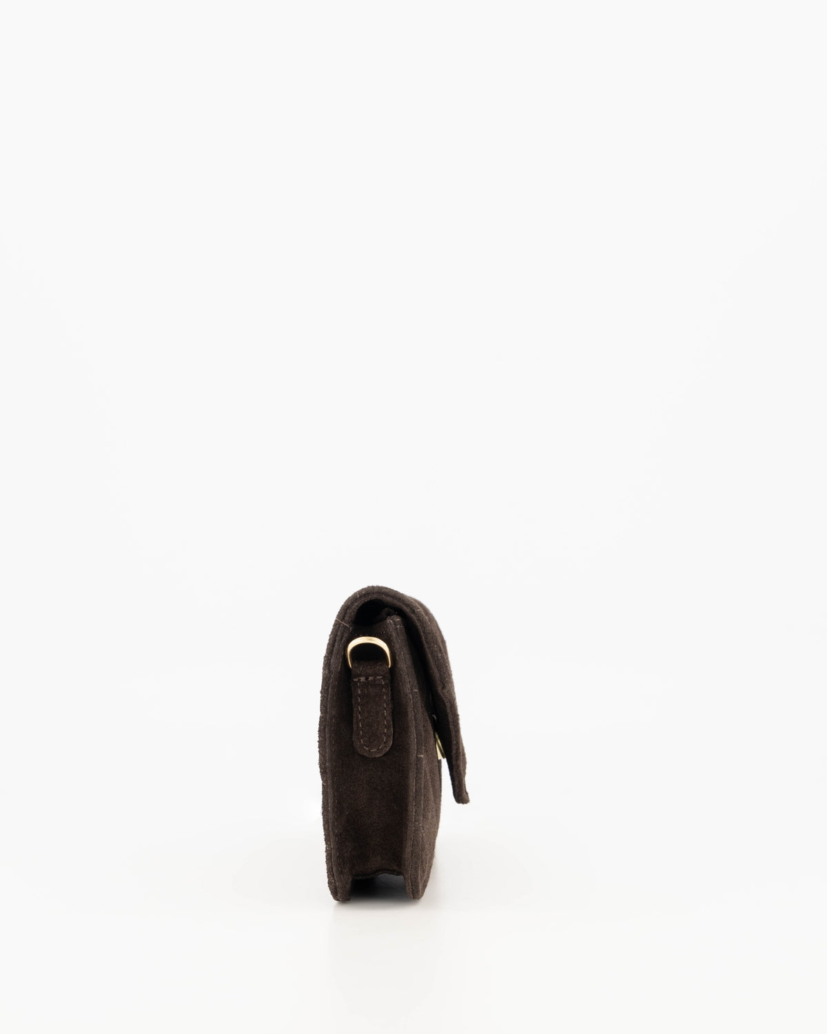Suede tas Laurie bruin