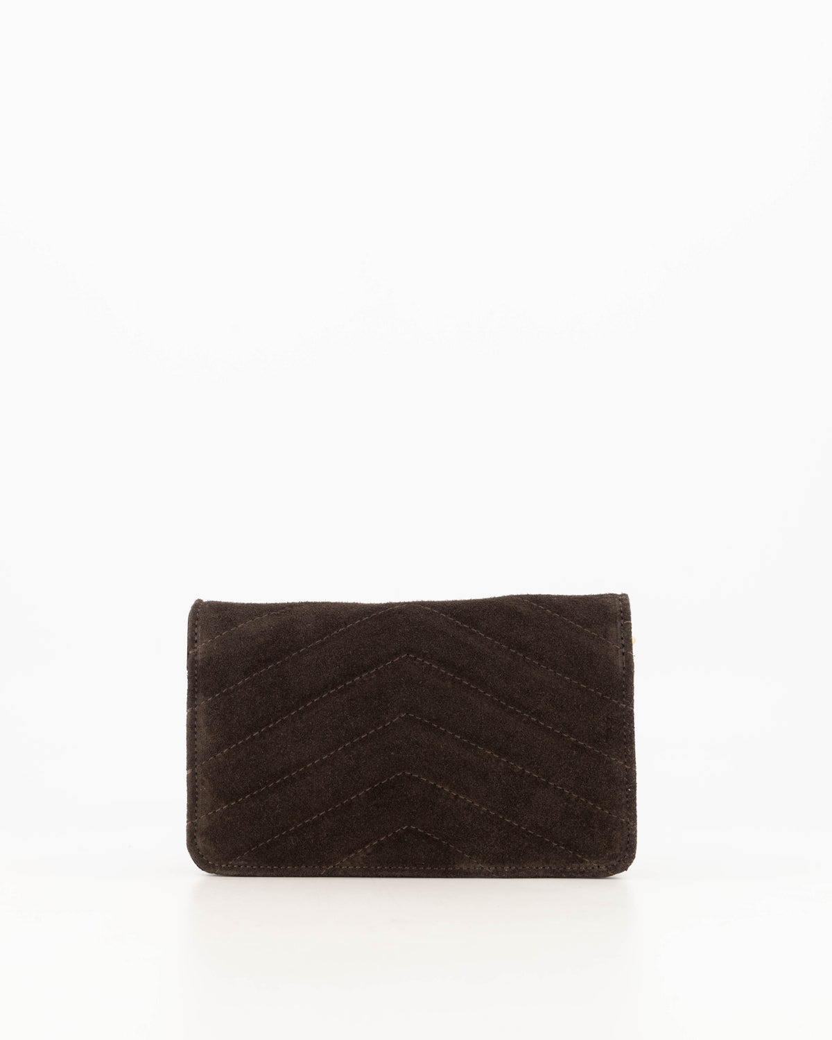Suede tas Laurie bruin