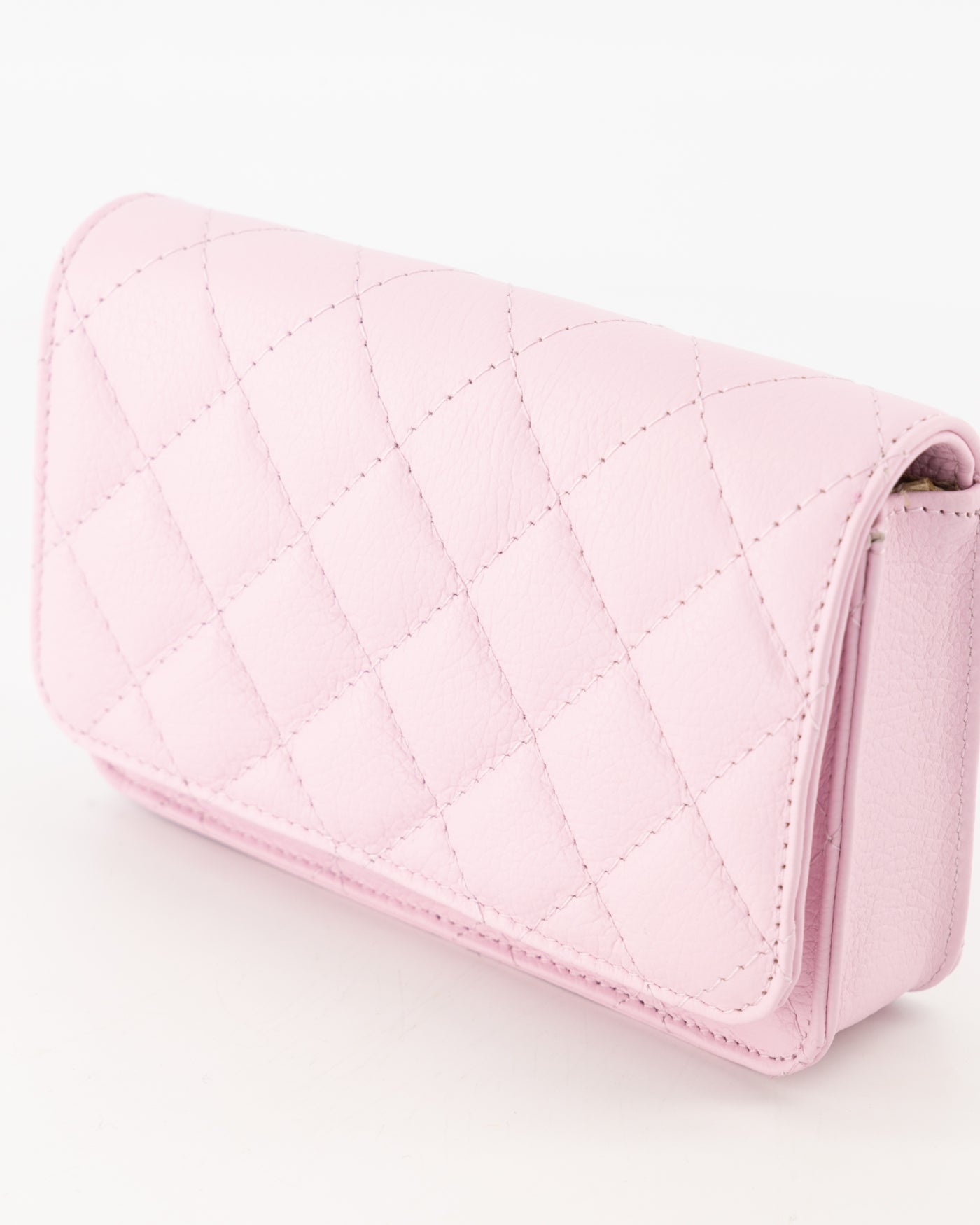 Crossbody tas met kettinghengsel roze