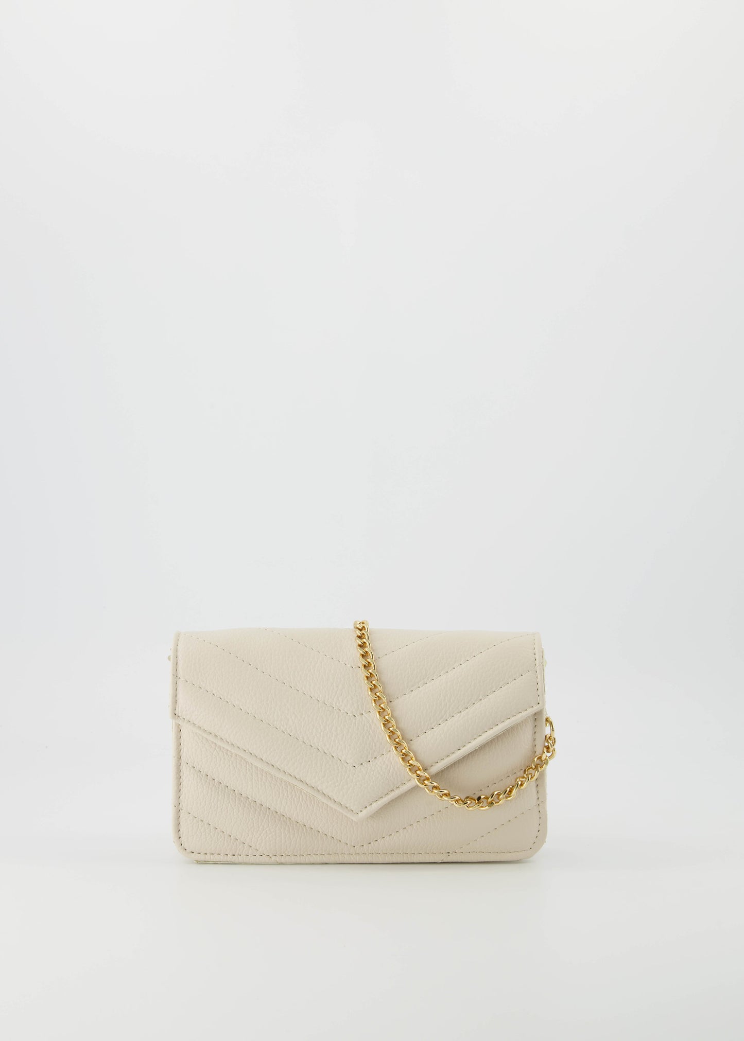 Crossbody tas beige