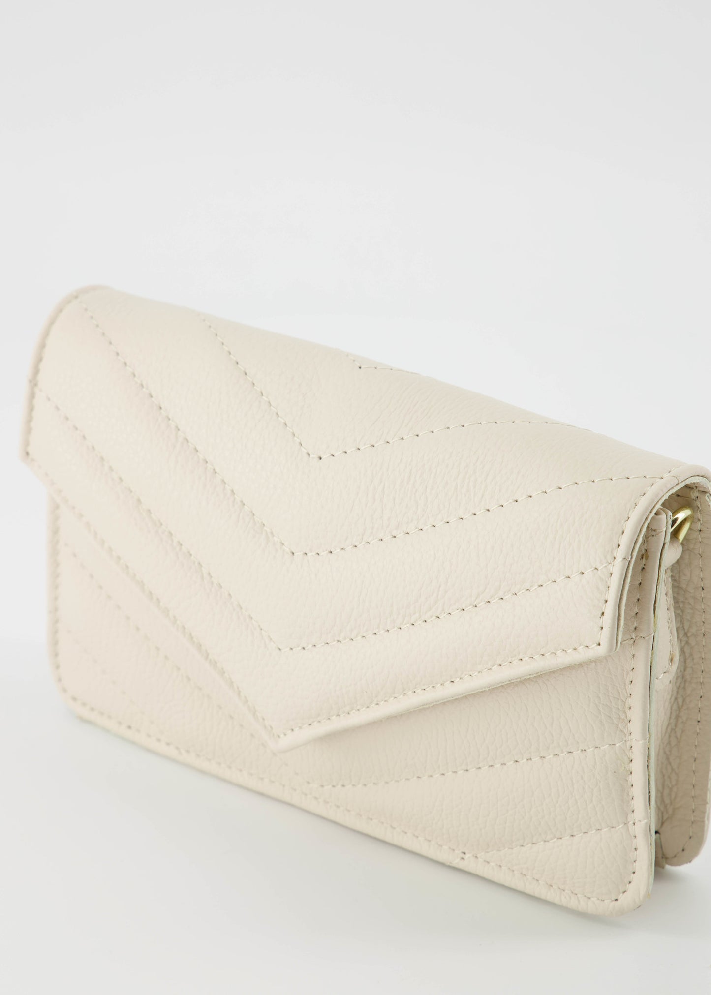 Crossbody tas beige