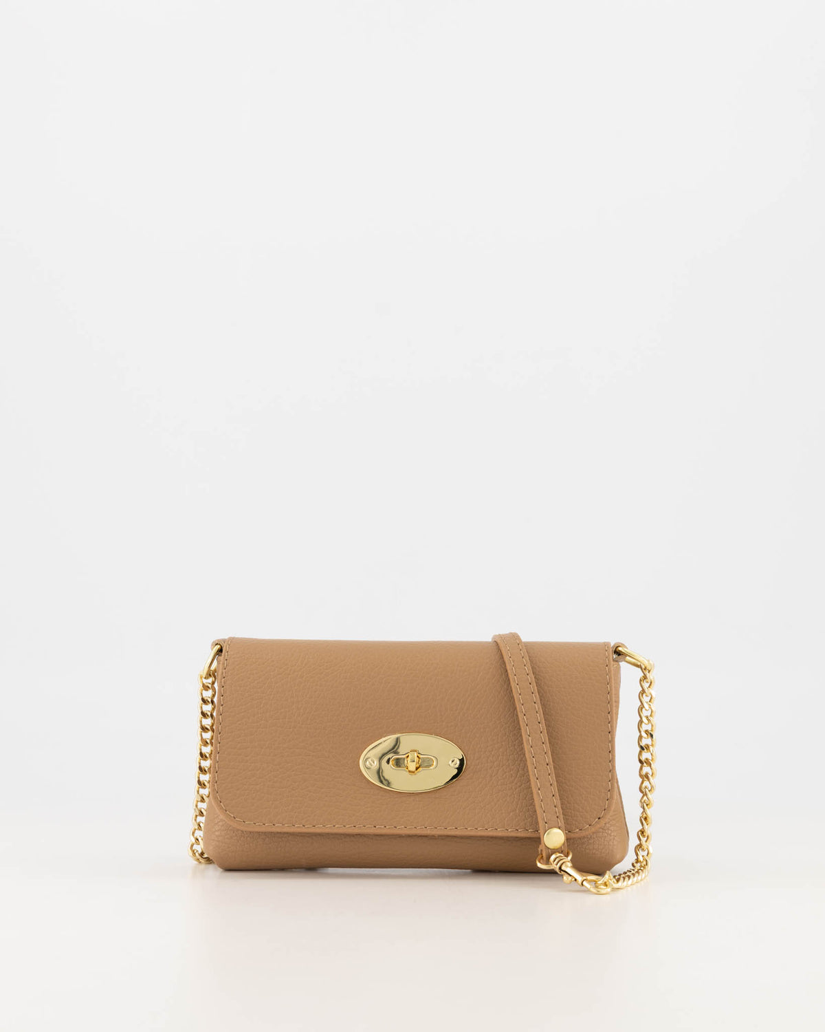 Leren tas Finley camel