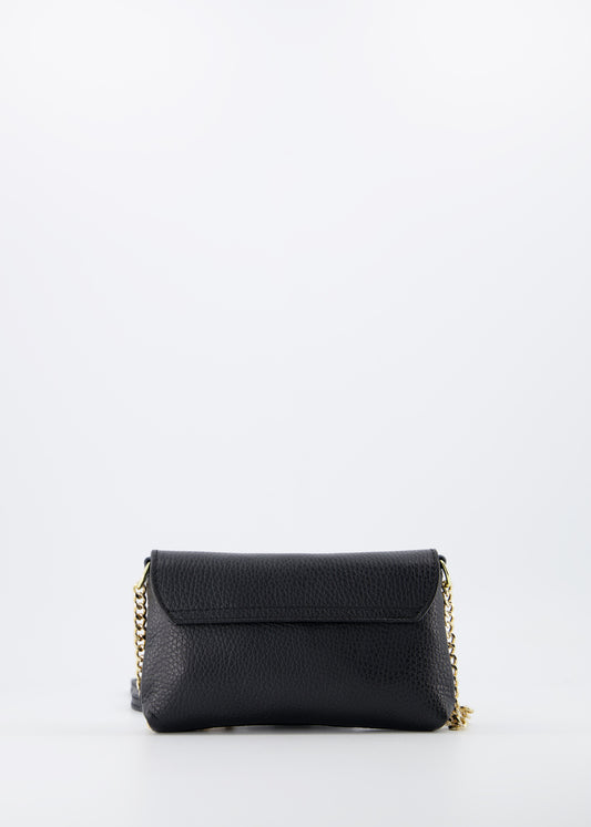 Leren tas Finley zwart