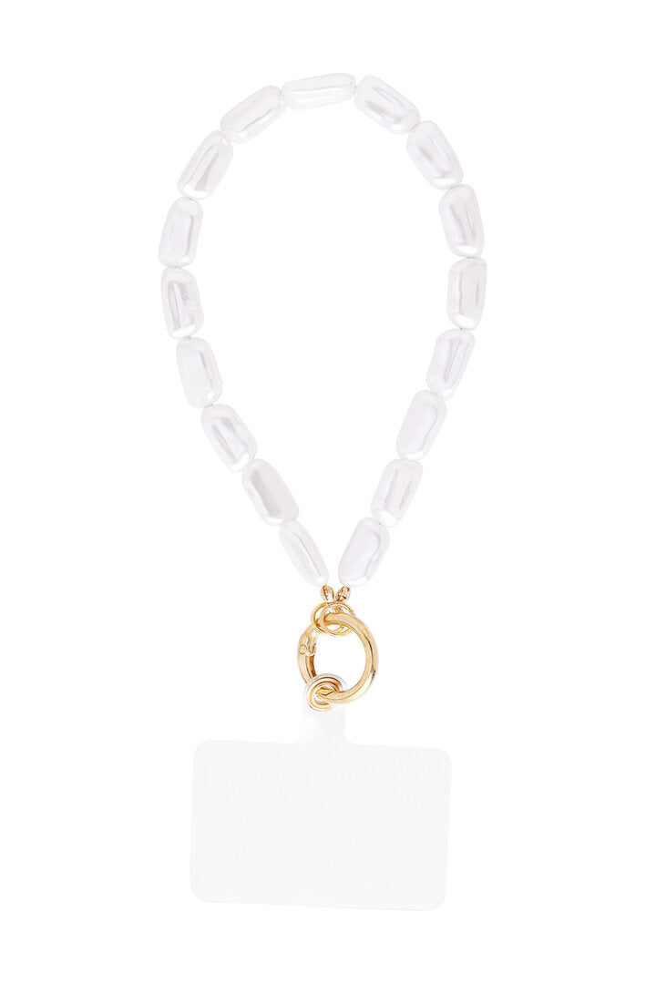 Telefoonkoord parel kort