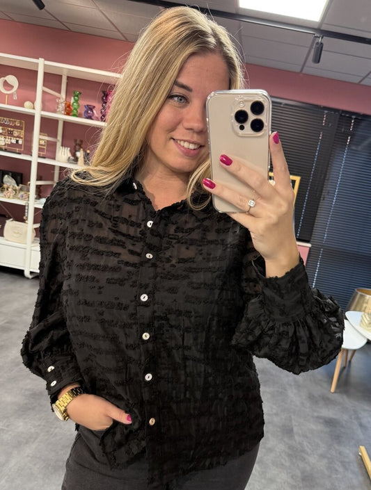 Blouse zwart