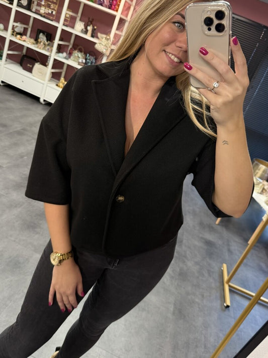Blazer jacket zwart