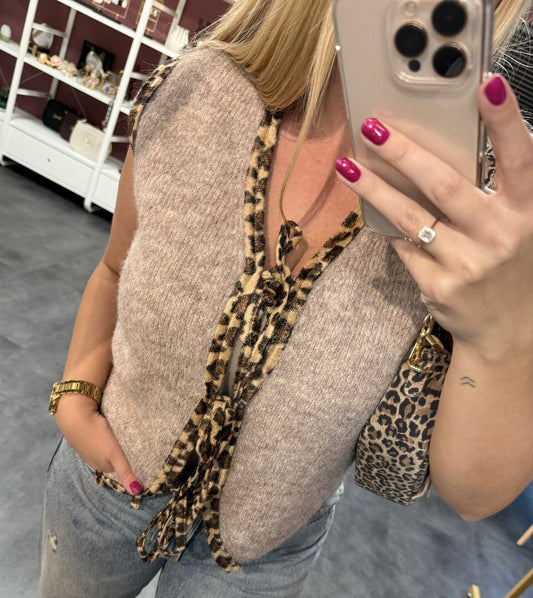 Gilet leopard