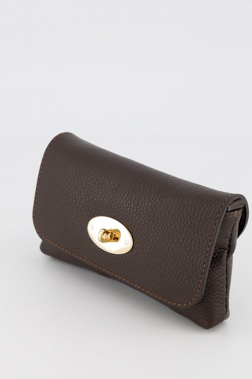 Leren tas Finley donker bruin