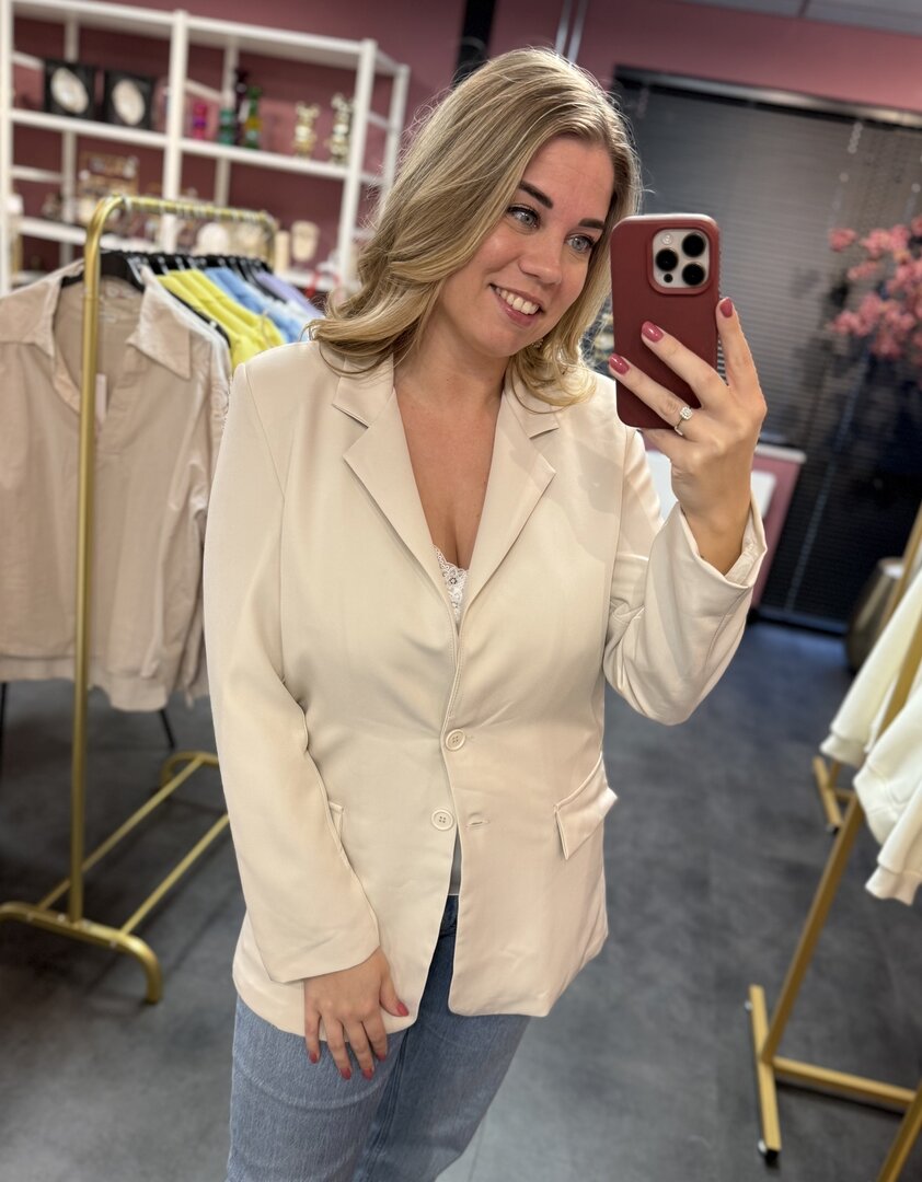 Beige blazer
