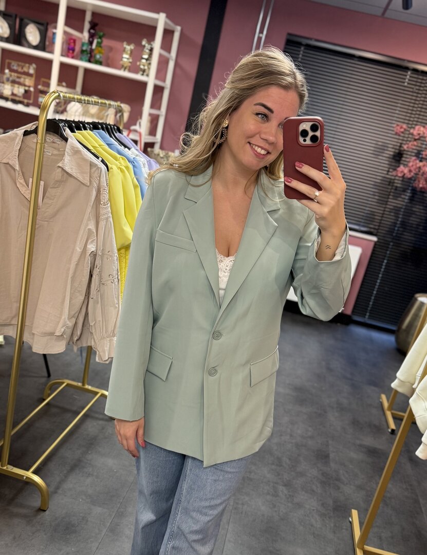 Blazer lichtgroen maat XL
