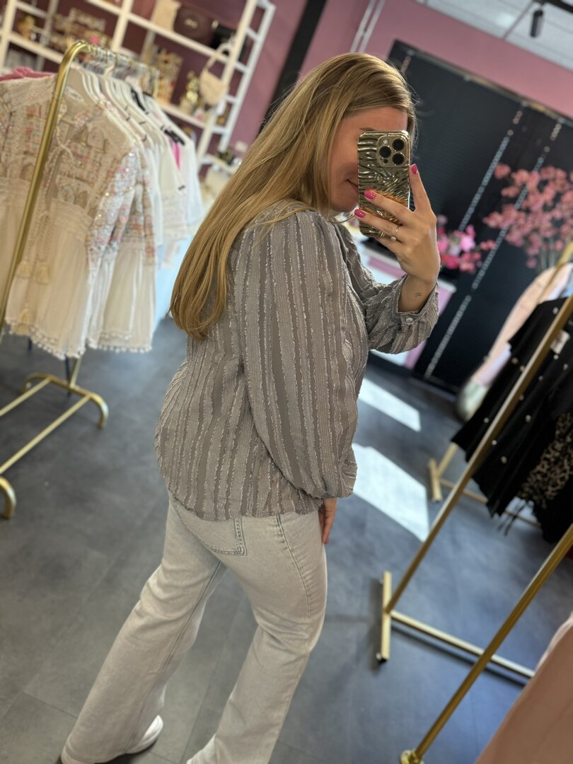 Grijze blouse