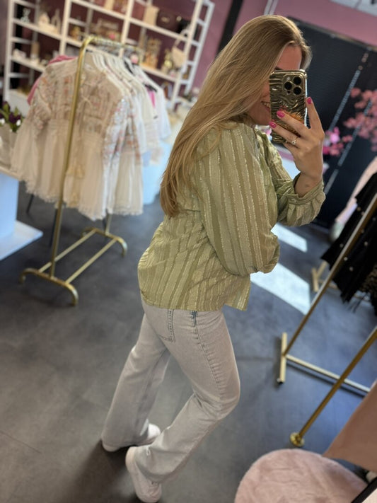 Groene blouse