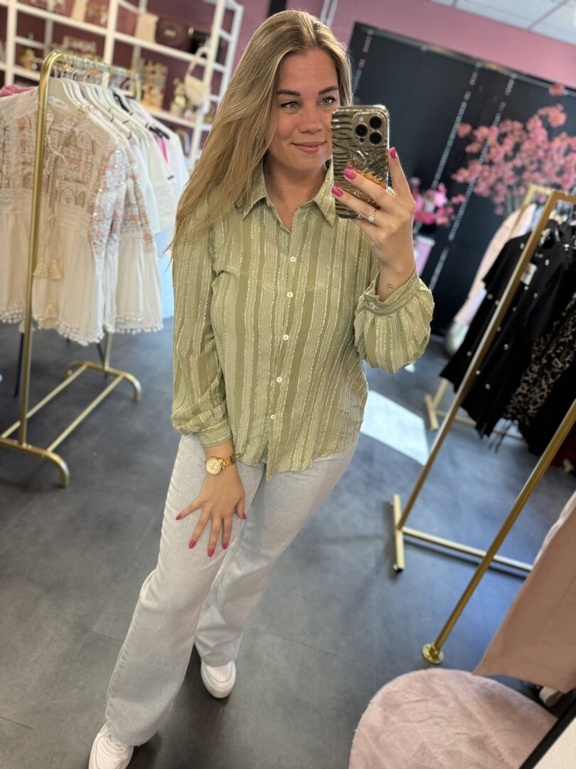 Groene blouse