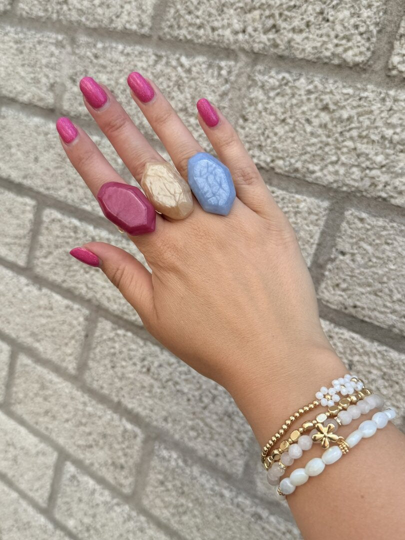 Be Dazzled ring - roze