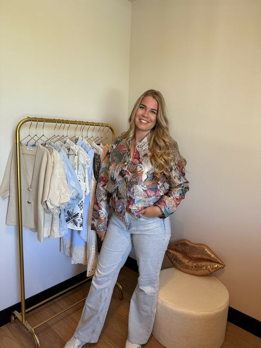 Kleurrijke bomberjack vogels