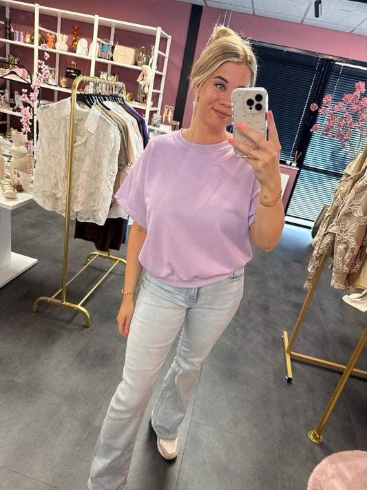 Sweater shirt lila