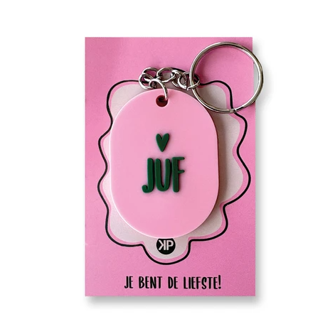 Sleutelhanger - Juf