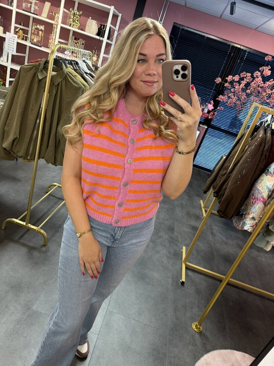 Spencer roze & oranje