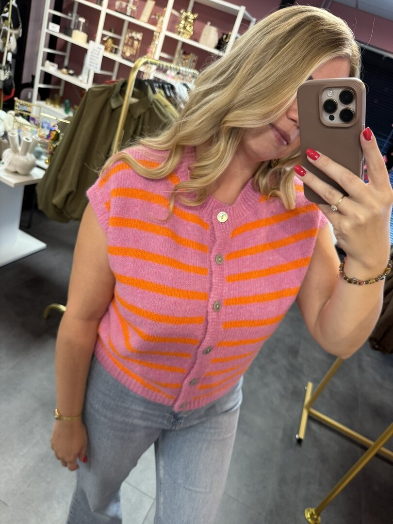 Spencer roze & oranje