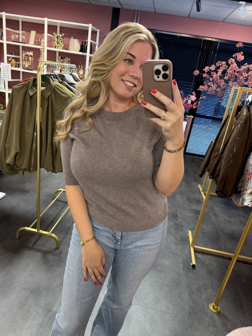 Perfect! Trui Taupe