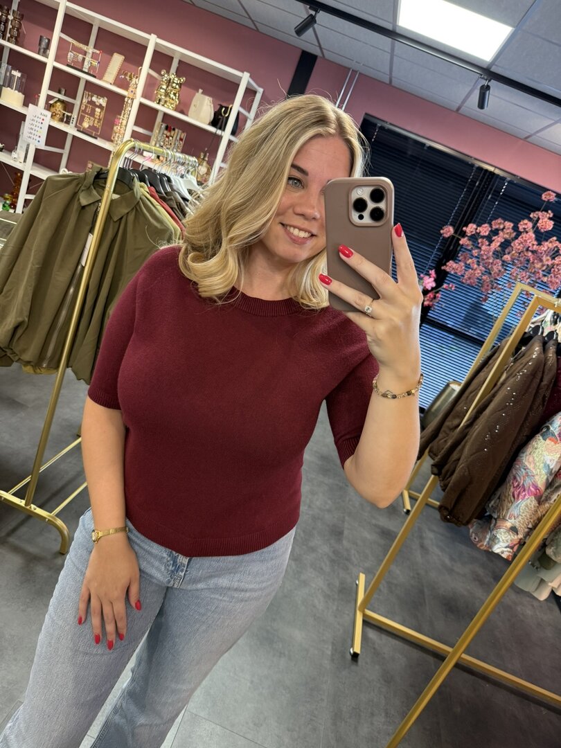 Perfect! Trui Bordeaux