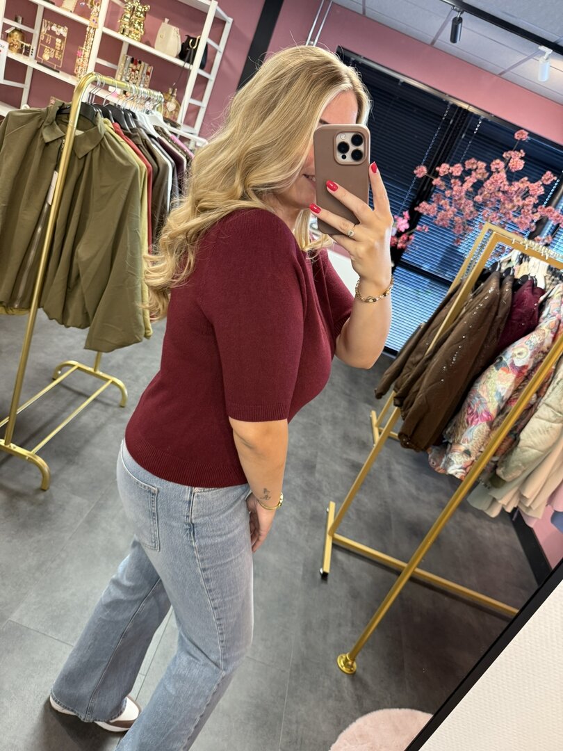 Perfect! Trui Bordeaux