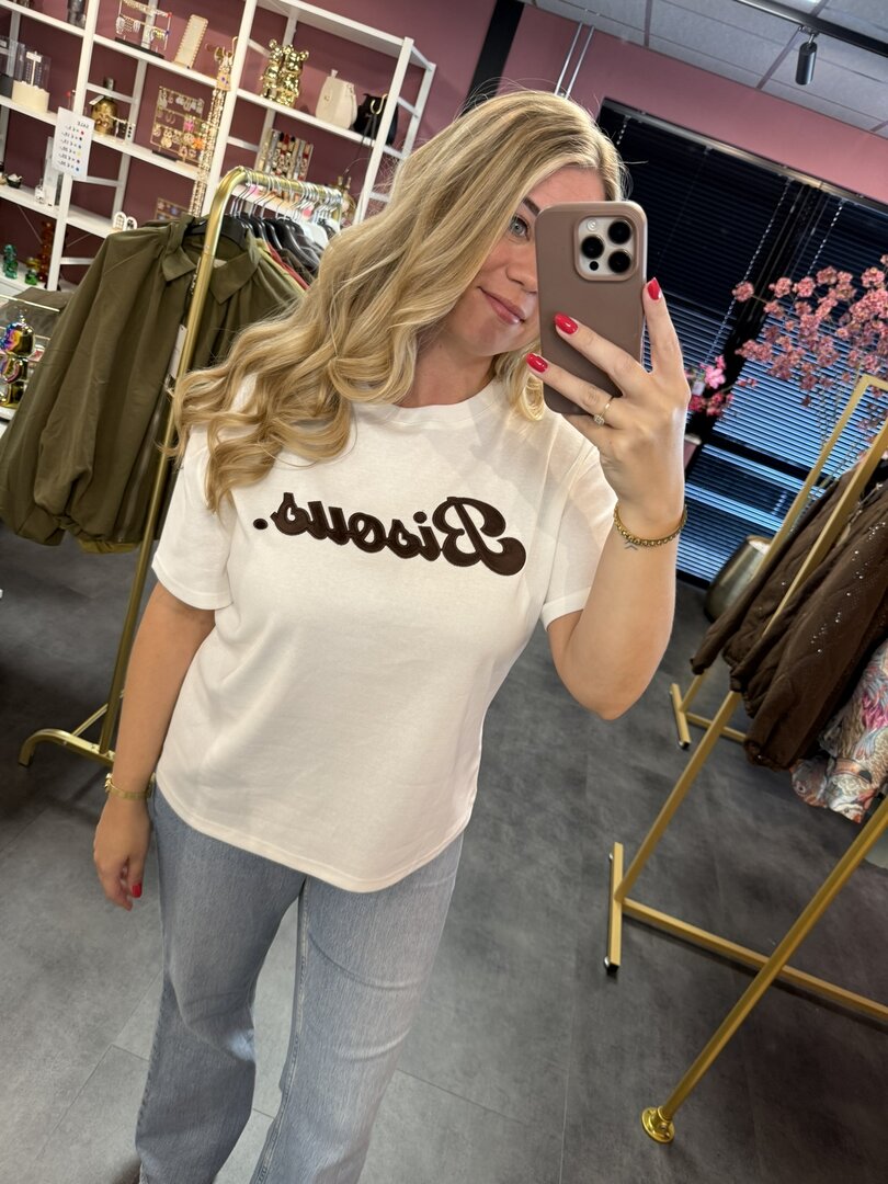 T-Shirt Ambika Bisous bruin