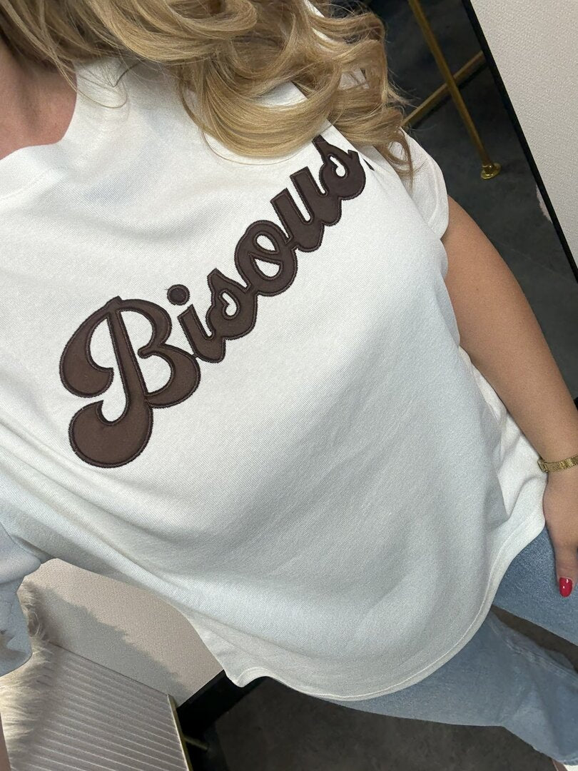 T-Shirt Ambika Bisous bruin